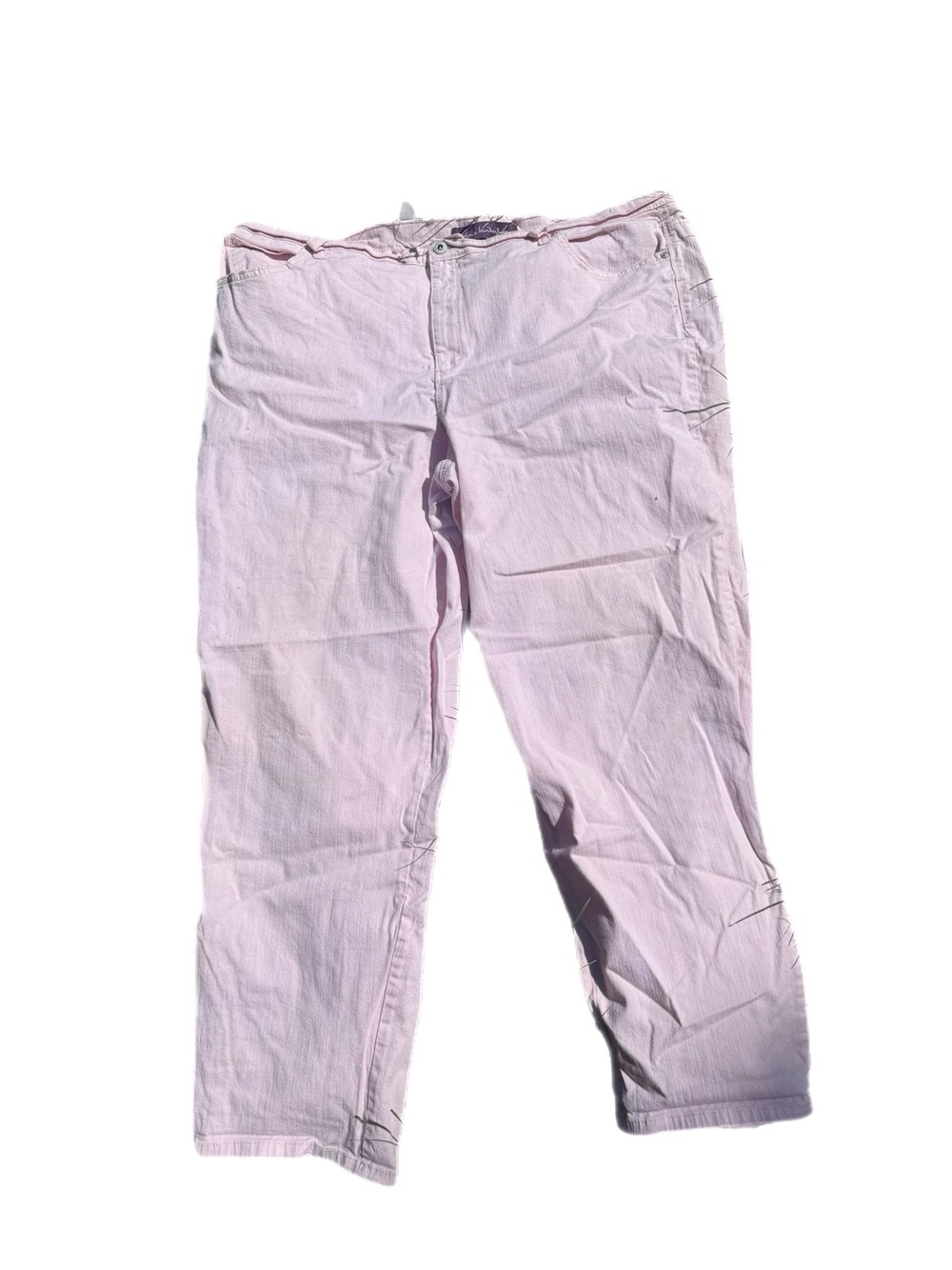 Light Pink Women's Casual Straight-Leg Pants